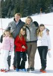 Lech, 23 Februari 2015
Jaarlijkse fotoshoot koninklijke Familie in Lech met Koning willem Alexander, Koningin Maxima, Prinses Beatrix,Prinses Amalia, Prinses Alexia en Prinses Ariane