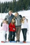Lech, 23 Februari 2015
Jaarlijkse fotoshoot koninklijke Familie in Lech met Koning willem Alexander, Koningin Maxima, Prinses Beatrix,Prinses Amalia, Prinses Alexia en Prinses Ariane
