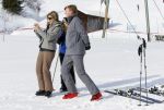 Lech, 23 Februari 2015
Jaarlijkse fotoshoot koninklijke Familie in Lech met Koning willem Alexander, Koningin Maxima, Prinses Beatrix,Prinses Amalia, Prinses Alexia en Prinses Ariane
