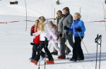 Lech, 23 Februari 2015
Jaarlijkse fotoshoot koninklijke Familie in Lech met Koning willem Alexander, Koningin Maxima, Prinses Beatrix,Prinses Amalia, Prinses Alexia en Prinses Ariane