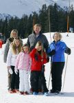 Lech, 23 Februari 2015
Jaarlijkse fotoshoot koninklijke Familie in Lech met Koning willem Alexander, Koningin Maxima, Prinses Beatrix,Prinses Amalia, Prinses Alexia en Prinses Ariane