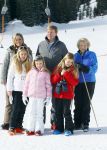 Lech, 23 Februari 2015
Jaarlijkse fotoshoot koninklijke Familie in Lech met Koning willem Alexander, Koningin Maxima, Prinses Beatrix,Prinses Amalia, Prinses Alexia en Prinses Ariane