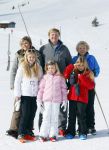 Lech, 23 Februari 2015
Jaarlijkse fotoshoot koninklijke Familie in Lech met Koning willem Alexander, Koningin Maxima, Prinses Beatrix,Prinses Amalia, Prinses Alexia en Prinses Ariane