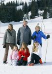 Lech, 23 Februari 2015
Jaarlijkse fotoshoot koninklijke Familie in Lech met Koning willem Alexander, Koningin Maxima, Prinses Beatrix,Prinses Amalia, Prinses Alexia en Prinses Ariane