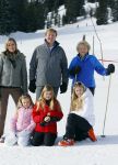 Lech, 23 Februari 2015
Jaarlijkse fotoshoot koninklijke Familie in Lech met Koning willem Alexander, Koningin Maxima, Prinses Beatrix,Prinses Amalia, Prinses Alexia en Prinses Ariane