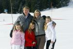 Lech, 23 Februari 2015
Jaarlijkse fotoshoot koninklijke Familie in Lech met Koning willem Alexander, Koningin Maxima, Prinses Beatrix,Prinses Amalia, Prinses Alexia en Prinses Ariane