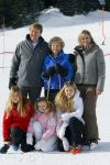 Lech, 23 Februari 2015
Jaarlijkse fotoshoot koninklijke Familie in Lech met Koning willem Alexander, Koningin Maxima, Prinses Beatrix,Prinses Amalia, Prinses Alexia en Prinses Ariane