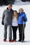 Lech, 23 Februari 2015
Jaarlijkse fotoshoot koninklijke Familie in Lech met Koning willem Alexander, Koningin Maxima, Prinses Beatrix,Prinses Amalia, Prinses Alexia en Prinses Ariane