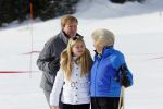 Lech, 23 Februari 2015
Jaarlijkse fotoshoot koninklijke Familie in Lech met Koning willem Alexander, Koningin Maxima, Prinses Beatrix,Prinses Amalia, Prinses Alexia en Prinses Ariane