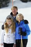 Lech, 23 Februari 2015
Jaarlijkse fotoshoot koninklijke Familie in Lech met Koning willem Alexander, Koningin Maxima, Prinses Beatrix,Prinses Amalia, Prinses Alexia en Prinses Ariane