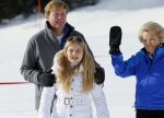 Lech, 23 Februari 2015
Jaarlijkse fotoshoot koninklijke Familie in Lech met Koning willem Alexander, Koningin Maxima, Prinses Beatrix,Prinses Amalia, Prinses Alexia en Prinses Ariane