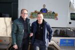 Eemnes 15 februari 2015
Rob Verlinden en zijn collega ivo Putman op de kwekerij van Rob