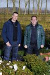 Eemnes 15 februari 2015
Rob Verlinden en zijn collega ivo Putman op de kwekerij van Rob