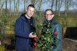 Eemnes 15 februari 2015
Rob Verlinden en zijn collega ivo Putman op de kwekerij van Rob