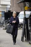 Amsterdam 2 maart 2015
Zangeres Dominique v Hulst op de cornelis schuytstraat