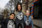 Amsterdam 13 februari 2016 
Premiere Zootropolis in het tropenmuseum.
Aicha Margadi en Kenza en vriendin Lola