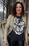 Amsterdam 13 februari 2016 
Premiere Zootropolis in het tropenmuseum.
Aicha Margadi en Kenza en vriendin Lola