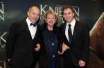 Amsterdam 22 februari 2016
Premiere Knielen op een Bed Violen in Tuschinski , Noortje Herlaar en partner Barry Atsma spelen de hoofdrol. Alain de Levita met zijn broer Robin de Levita en hun moeder