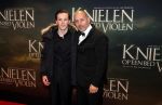 Amsterdam 22 februari 2016
Premiere Knielen op een Bed Violen in Tuschinski , Noortje Herlaar en partner Barry Atsma spelen de hoofdrol. Alain de Levita met zijn zoon