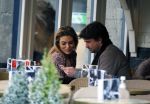 Amsterdam 12 februari 2016
Rick Brandsteder met (zijn) vriendin Anna Sophia v Zweden de ochter van Jaap v Zweden op terras en omarmd op straat