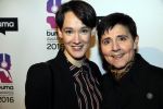 Hilversum 15 februari 2016
Buma awards in studio 21 op het mediapark. Anne v Veen met partner Han