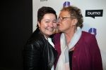 Hilversum 15 februari 2016
Buma awards in studio 21 op het mediapark. Astrid Nijgh met vriendin