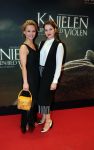 Amsterdam 22 februari 2016
Premiere Knielen op een Bed Violen in Tuschinski , Noortje Herlaar en partner Barry Atsma spelen de hoofdrol. Stijn Franken en Barbara Sloesen