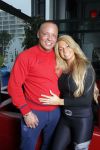 Den Haag 12 februari 2016
Samantha ( Barbie) en haar man Michael v d Plas met hun manager Jake Hampel zijn vrouw en hun PT