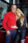 Den Haag 12 februari 2016
Samantha ( Barbie) en haar man Michael v d Plas met hun manager Jake Hampel zijn vrouw en hun PT