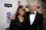Hilversum 15 februari 2016
Buma awards in studio 21 op het mediapark. Boudewijn de Groot met vrouw