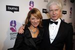 Hilversum 15 februari 2016
Buma awards in studio 21 op het mediapark. Boudewijn de Groot met vrouw