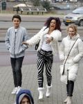 Amsterdam 13 februari 2016 
Premiere Zootropolis in het tropenmuseum.
Chimene van Oosterhout en zoon Lyam Last