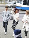 Amsterdam 13 februari 2016 
Premiere Zootropolis in het tropenmuseum.
Chimene van Oosterhout en zoon Lyam Last