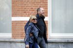Amsterdam 12 februari 2016 
Connie Breukhoven met verloofde Eugene v Dun op straat