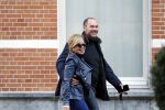 Amsterdam 12 februari 2016 
Connie Breukhoven met verloofde Eugene v Dun op straat