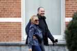 Amsterdam 12 februari 2016 
Connie Breukhoven met verloofde Eugene v Dun op straat