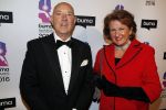 Hilversum 15 februari 2016
Buma awards in studio 21 op het mediapark. Cor Stutterheim met vrouw