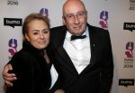 Hilversum 15 februari 2016
Buma awards in studio 21 op het mediapark. Daniel Dekker met vrouw