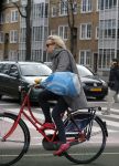 Amsterdam 15 februari 2016
Eva Jinek op straat in Amsterdam zuid.