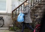 Amsterdam 15 februari 2016
Eva Jinek op straat in Amsterdam zuid.