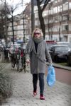 Amsterdam 15 februari 2016
Eva Jinek op straat in Amsterdam zuid.