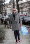 Amsterdam 15 februari 2016
Eva Jinek op straat in Amsterdam zuid.