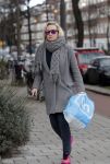 Amsterdam 15 februari 2016
Eva Jinek op straat in Amsterdam zuid.