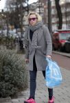 Amsterdam 15 februari 2016
Eva Jinek op straat in Amsterdam zuid.