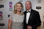 Hilversum 15 februari 2016
Buma awards in studio 21 op het mediapark. Ferdi Bolland met vrouw
