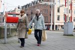 Amsterdam 24 februari 2016
Hans Dagelet met zijn vrouw op straat