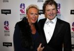 Hilversum 15 februari 2016
Buma awards in studio 21 op het mediapark. Hans v Hemert met vriendin