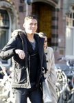 Amsterdam 17 februari 2016
Hector Moreno (psv speler) met zijn vrouw op de pc hooftstraat