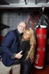 Den Haag 12 februari 2016
Samantha ( Barbie) en haar man Michael v d Plas met hun manager Jake Hampel zijn vrouw en hun PT