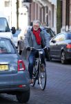 Amsterdam 17 februari 2016 
Jeroen Krabbe op de fiets